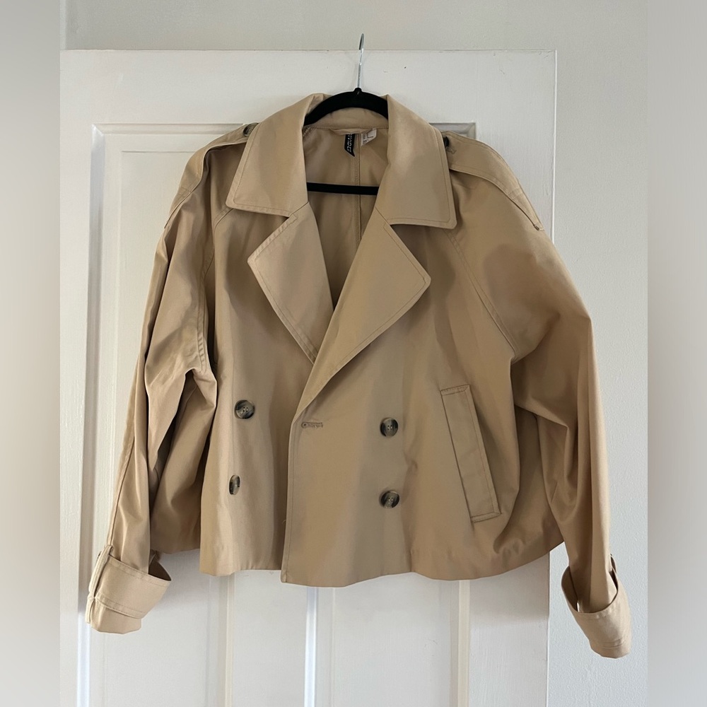 H&M cropped trench